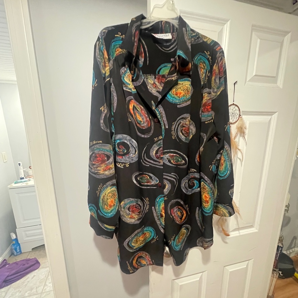 Vintage space blouse